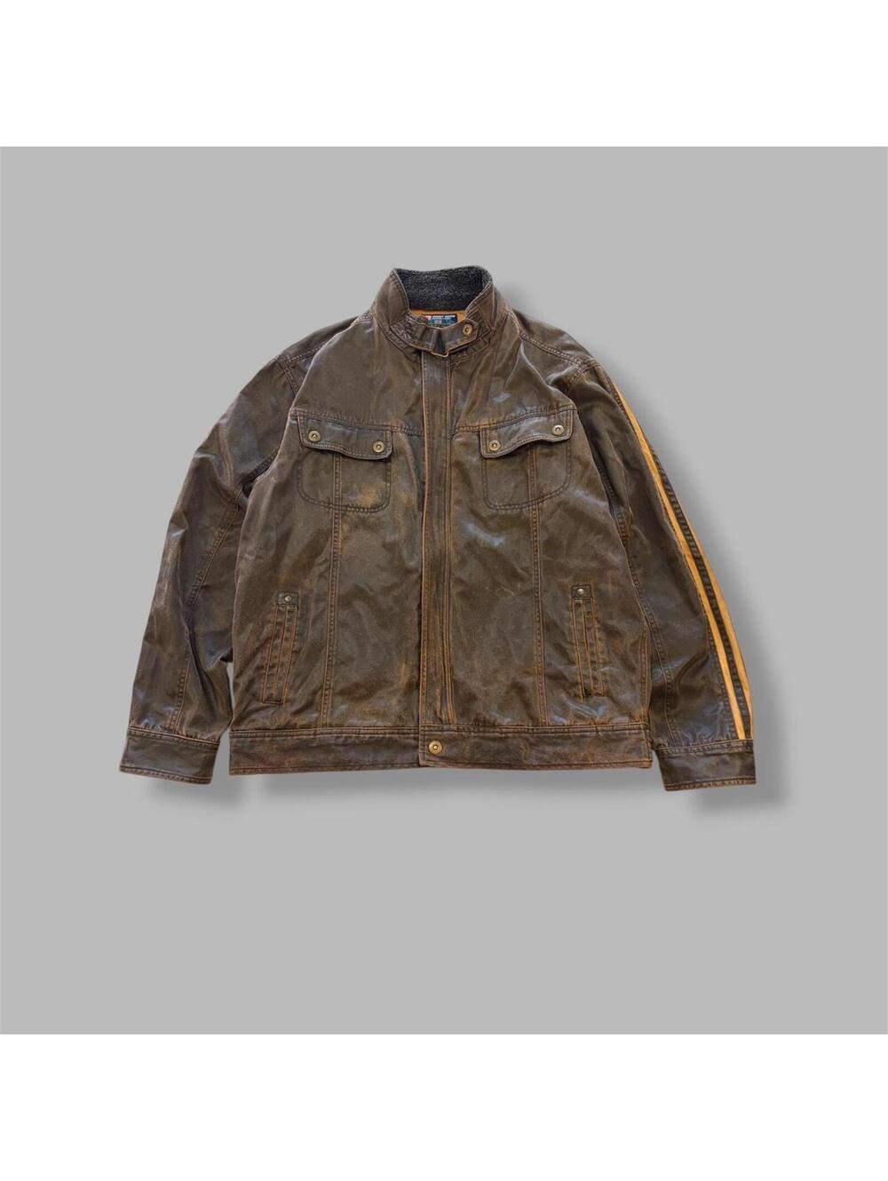 Y2K Point Zero Brown Jacket